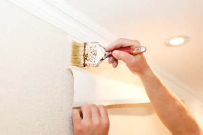 Pose de papier peint à Liffol-le-Grand — revêtements muraux et toiles de verre
